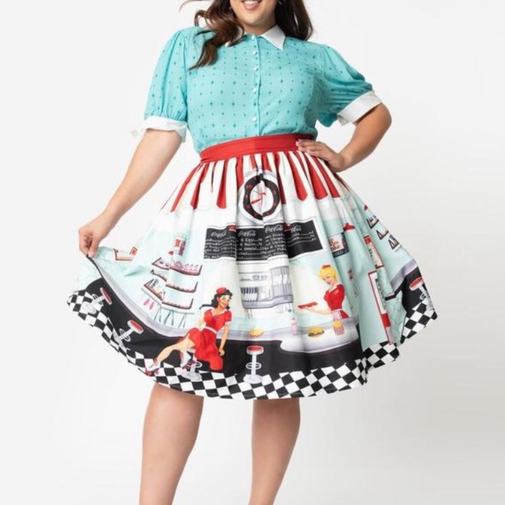 ISO Unique Vintage Coca-Cola skirt!